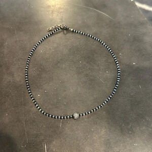 Beaded Stone Choker Necklace